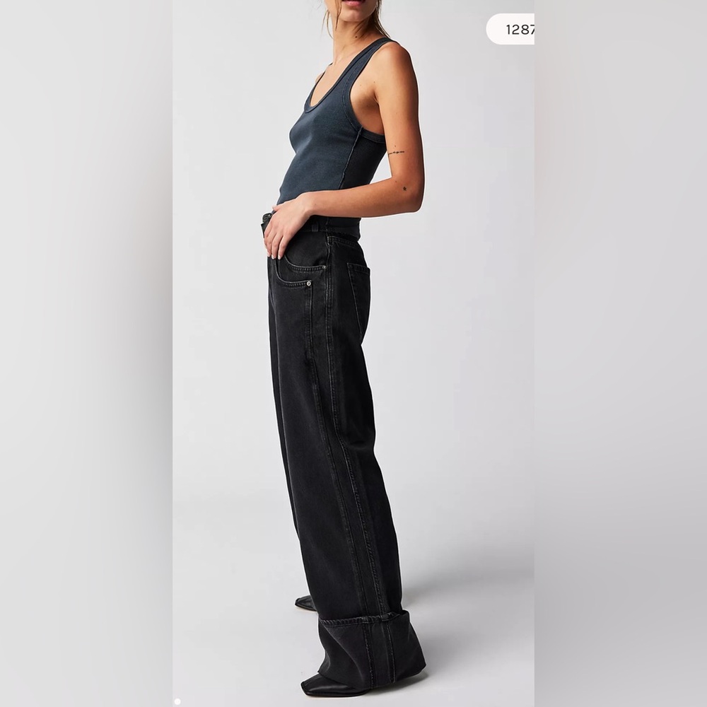 Free People Final Countdown Jeans in Black, Various Sizes NWT - Picture 2 of 4